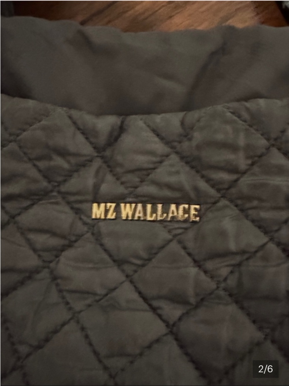 MZ Wallace quilted Magnet Grey Tote Bag - Picture 4 of 7